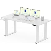 FLEXISPOT 4-Leg Standing Desk, 78"x32", Dual Motor Electric, White | 4-Leg Stability, Powerful Dual Motors, 231 lbs Load Capacity, Memory LED Controller