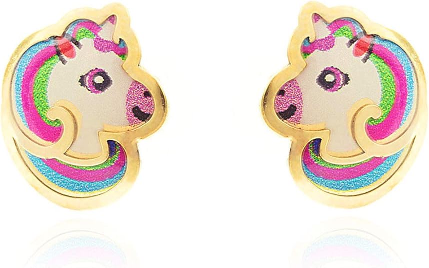 Orecchini A Clip Per Bambine - Set 6 Paia Unicorno, Senza Nickel E Piombo - Foto 2