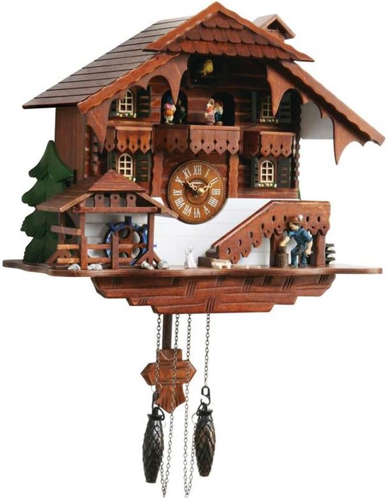 Kassel Large Cuckoo Clock with Multiple Moving Facets Amazon.co.uk