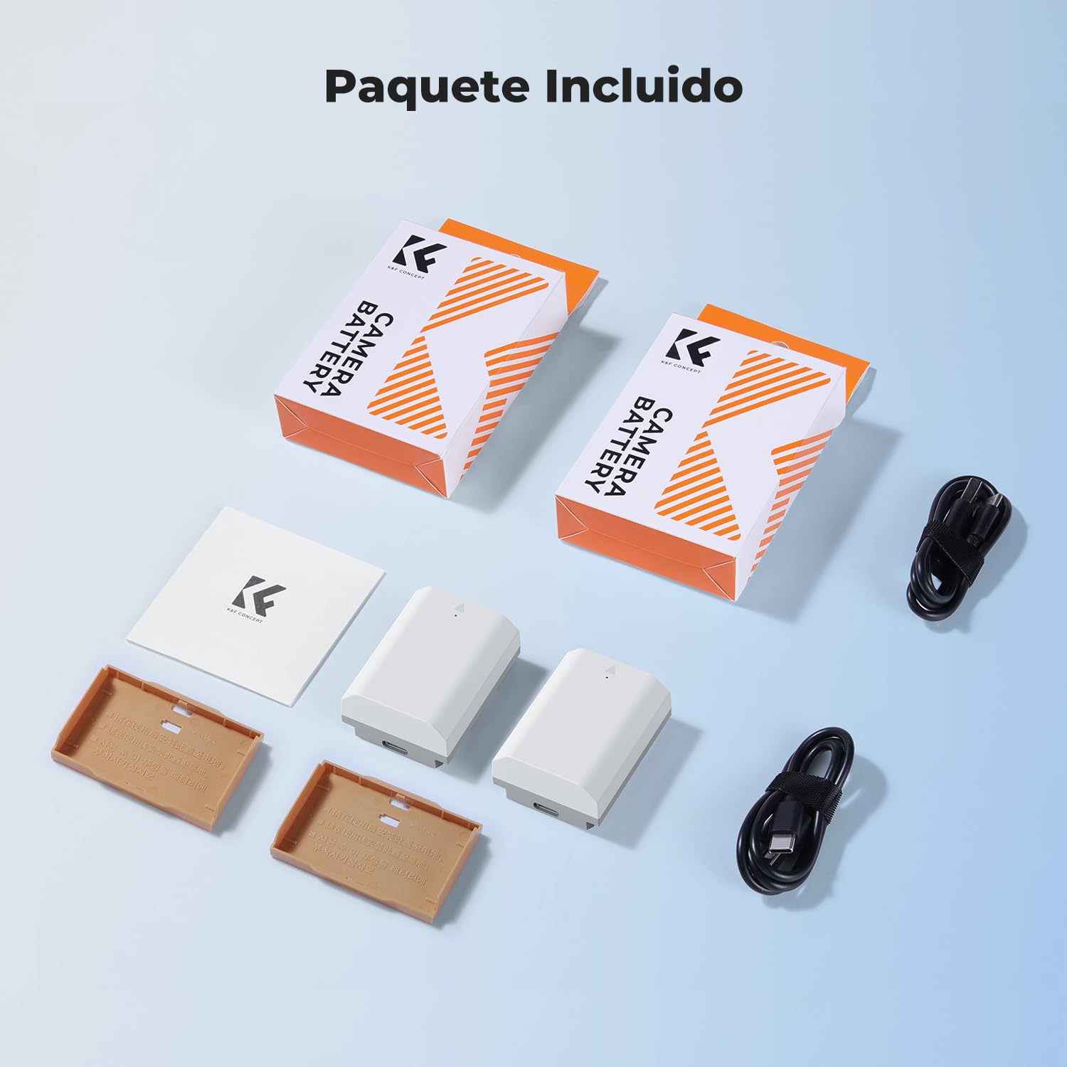 K&F Concept 2600mAh NP-FZ100 Battery, 2-Pack USB-C A7iii Battery Compatible with Sony A7iv, A7iii, A7C, A6600, A6700, FX3, FX30, ZV-E1, A9, Alpha 9, Alpha 9S, A9S, A7RIII, A7RIV, A7RV, A7Siii Cameras