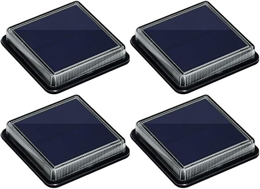 Solarleuchten Aussen Led Bodenleuchte Treppe Am Bodeneinbauleuchten Solarlampen Mit Lichtsensor Fur Terrassen Garten Gehweg Holzbrucke Hof Boot Ip68 Warmweiss 3000k 4 Stuck Amazon De Beleuchtung