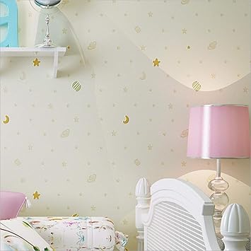 Amazon Com Sssxka Star Moon Children S Room Wallpaper