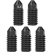 IdeaFormer-3D 5Pcs 0.4mm Hardened Steel Nozzles for Bambu Lab A1