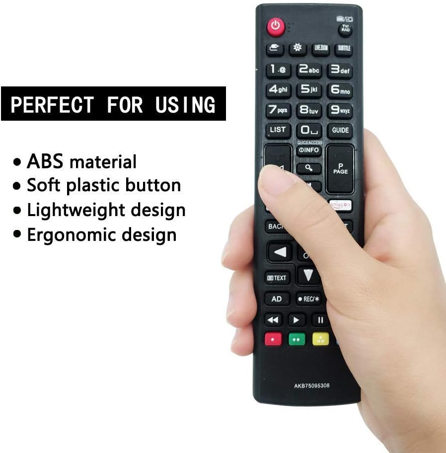 FOXRMT Replacement LG TV Remote for AKB75095308 AKB75675311 AKB74475481 AKB75375608 and Other LG Smart TV Remote Controls - Image 5
