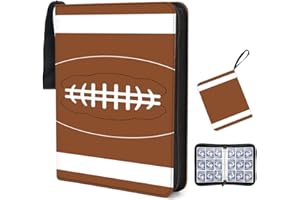 Jaragar 900 Pockets Football Card Binder for Trading Cards, Card Collector Album Holder with 50 Premium 9-Pocket Pages for Card Collection Storage