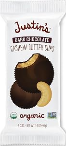 Justins, Dark Chocolate Cashew Butter Cup Organic, 1.4 Ounce