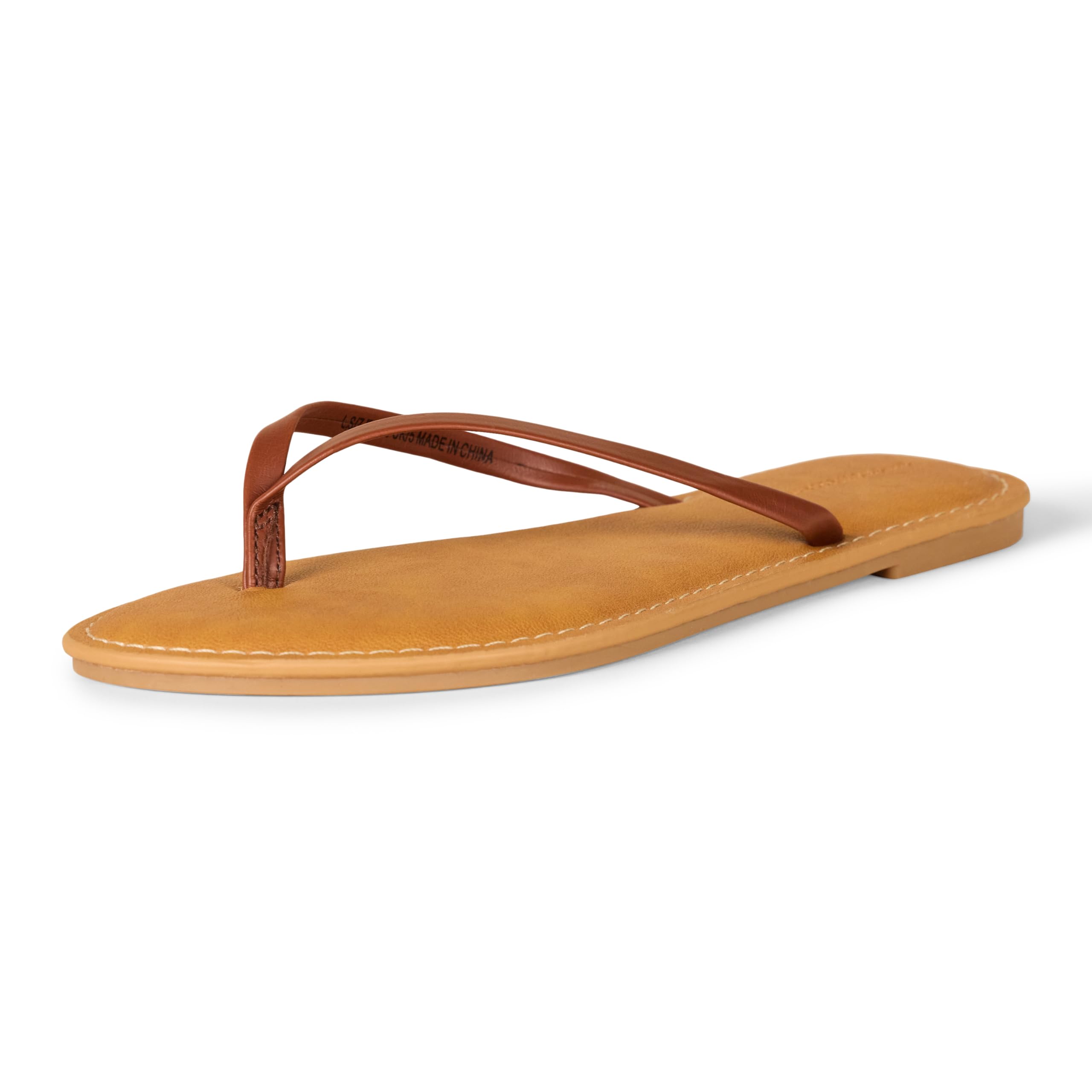Photo 1 of Amazon Essentials Women's Thong Sandal, Brown, 5