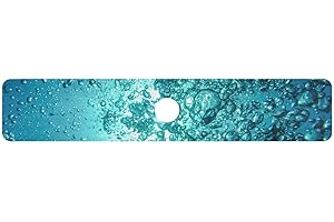 QWTHUM Kitchen Faucet Absorbing Mat Sink Splash Guard Behind Faucet Drip Catcher for Bathroom RV Bar 30x5.4in 1PCS water