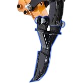 Mini Excavator Accessories Ripper, Single Hook Backhoe, Span: 3.54 Inches, Aperture: 0.98 Inches, Center Wheelbase: 3.46 Inches, with Pins, Suitable for Mini Excavator Attachments from 1 to 1.5 Tons