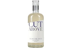 CUT ABOVE Zero Alcohol Agave Blanco Tequila | Award Winning Premium Non-Alcoholic Spirit for Alcohol Free Cocktails | 25.4 fl. oz. (750mL)