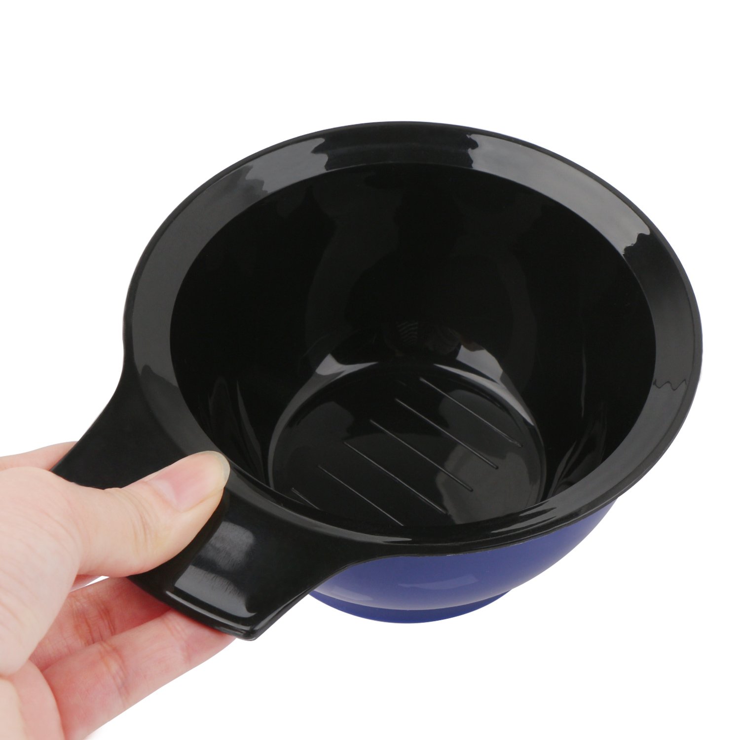 Salon Pro Hair Color Mixing Bowl for Barbershop Hairdressers, DIY Hair Dye Hair Coloring Plastic Bowl for Ombre Hair, Sturdy Hair Tint Cup for Long Hair Short Hair Human Hair Per Hair - Royal Blue : Beauty