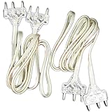 Fencing Body Cord, Fencing Body Cord Epee,Three-pin Plug Clear Wire(Set of 2)
