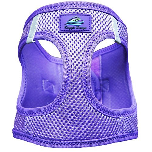 CHOKE FREE REFLECTIVE STEP IN ULTRA HARNESS - PURPLE - ALL SIZES - AMERICAN RIVER (XL) by Doggie Design