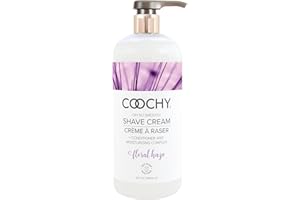Coochy Shave Cream - Moisturizing Shave Lotion - Gentle Intimate Shaving Cream - For Bikini Area, Underarms, Legs & More - Rash-Free, Hydrating Formula - Floral Haze, 32 oz