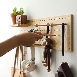 XAOMLP Wooden Pegboard Modular Display Organization