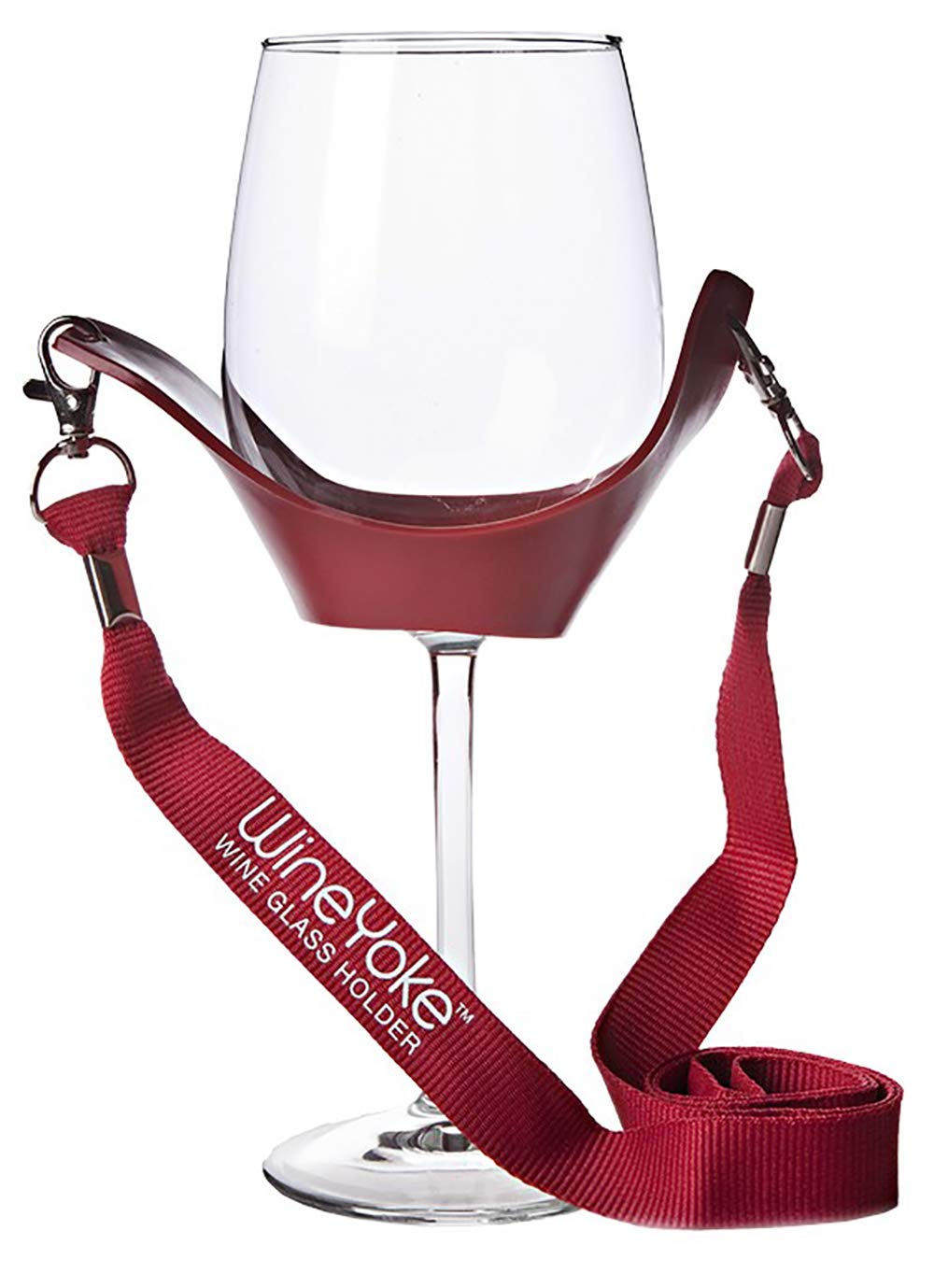 Red Wineyoke Party Time Hands Free Wine Glass Holder Necklace Set Of 2 Buy Online In Andorra At Andorra Desertcart Com Productid 46777055
