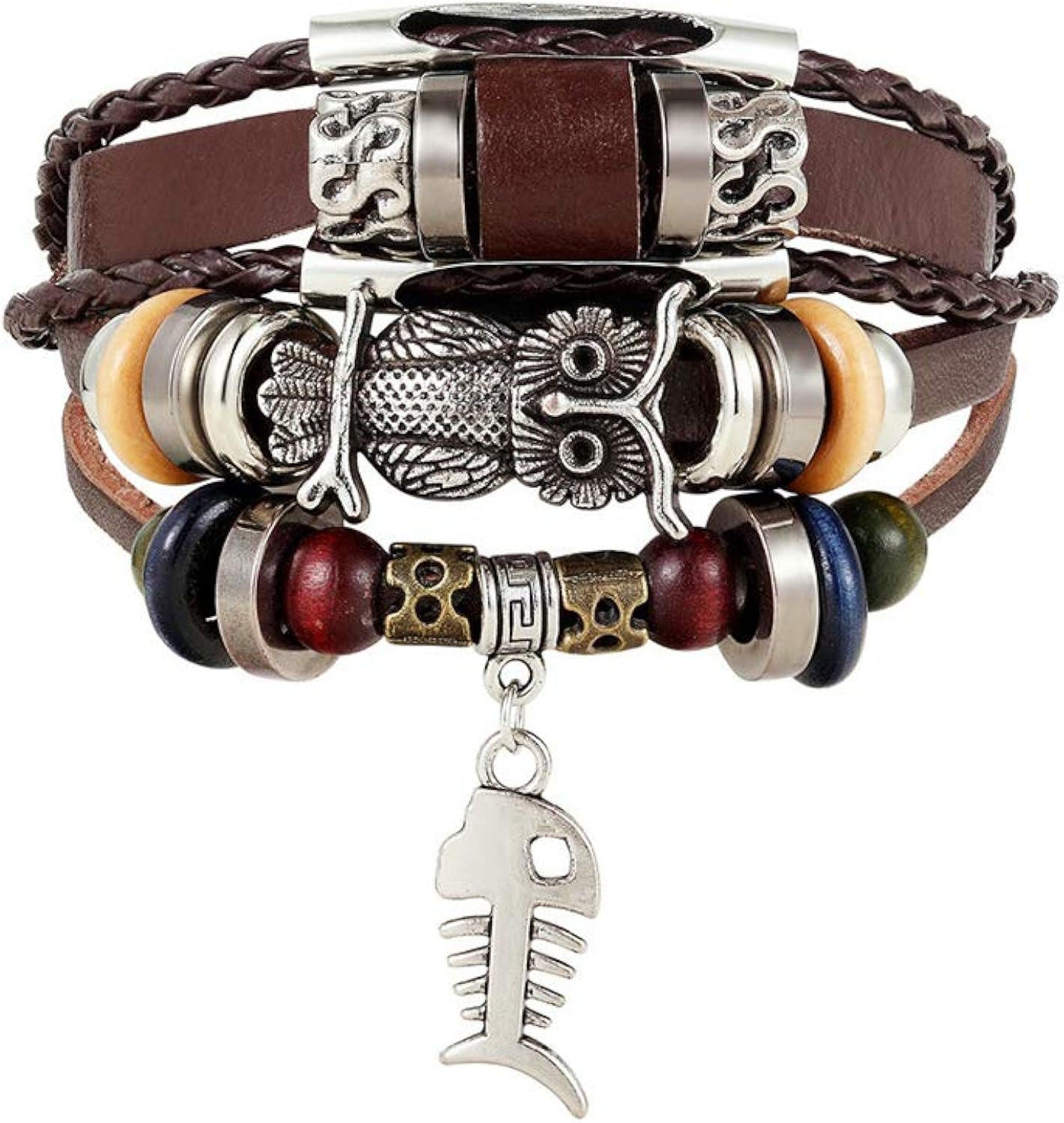 Styliee bracelet Bangle, Jewelry Gift,Handmade Boho Gypsy Hippie Brown