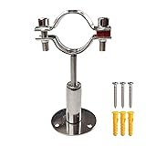 JENSWILL Wall Mount Ceiling Pipe Support 304