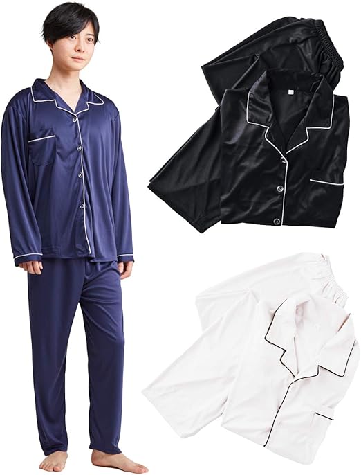 Amazon Pallo 冬 秋 プレミアム ルームウエア パジャマ メンズ 長袖 男性用 上下 セット パジャマ 通販