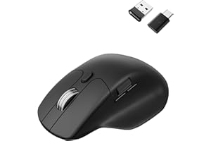 Keychron M6 1000 Hz Silent Wireless Bluetooth 5.3/2.4 GHz/Wired Optical Mouse, Lightweight 86g Programmable PixArt 3311 Senso
