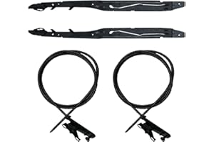 REAXOAL Sunroof Glass Cables and Track Assembly Repair kit Compatible with 2015-2020 Ford F-150 F-250 F-350 F-450 Lincoln Navigator,Replace FL3Z16502C22,FL3Z-1651071-B,FL3Z-1651071-A
