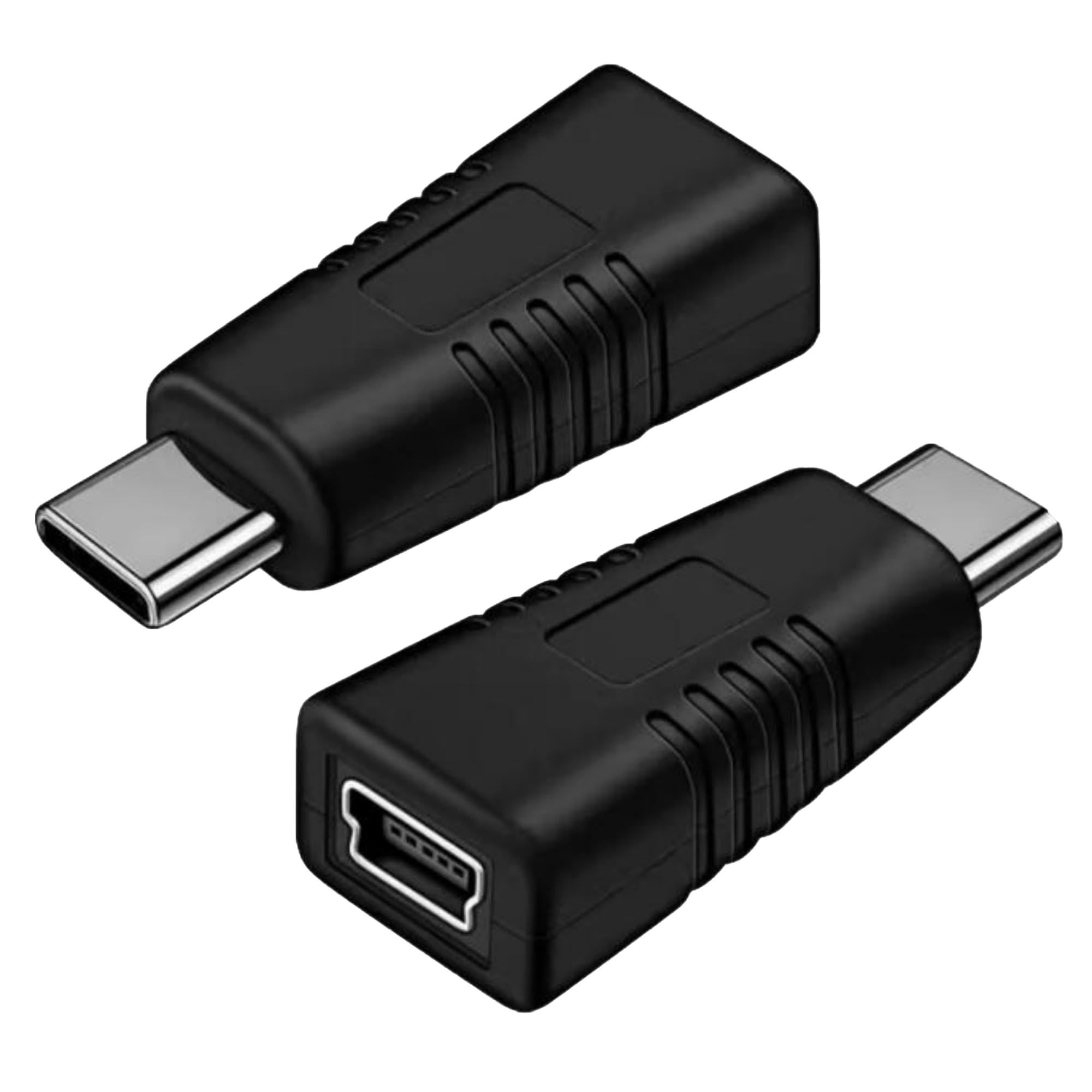 Photo 1 of MTUERANC USB C to Mini USB Adapter [2 Pack], Type C Male to Mini USB Female Adapter Suitable for in Car Dashcam, Camera, Etc