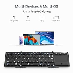 iClever Foldable Keyboard, BK08 Bluetooth Keyboard