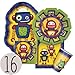 Robots - Party Tableware Plates & Napkins - Bundle for 16