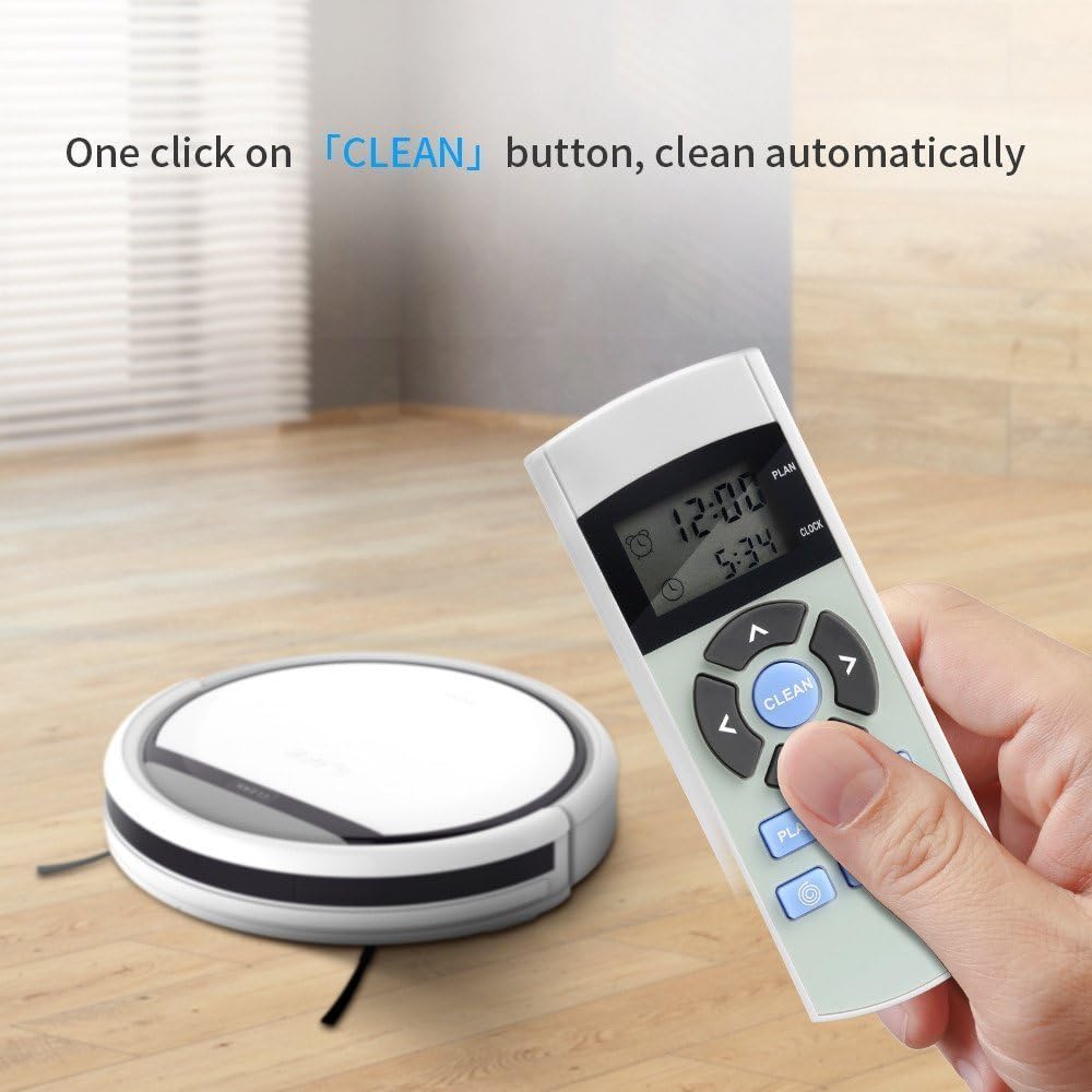 ILIFE V3s Pro Robot Vacuum Cleaner, Tangle-free Suction, Slim, Automatic Self-Charging Robotic Vacuum Cleaner, Daily Schedule Cleaning, Ideal For Pet Hair，Hard Floor and Low Pile Carpet -