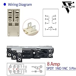 6 Volt Electromagnetic Power Relay with Test Button