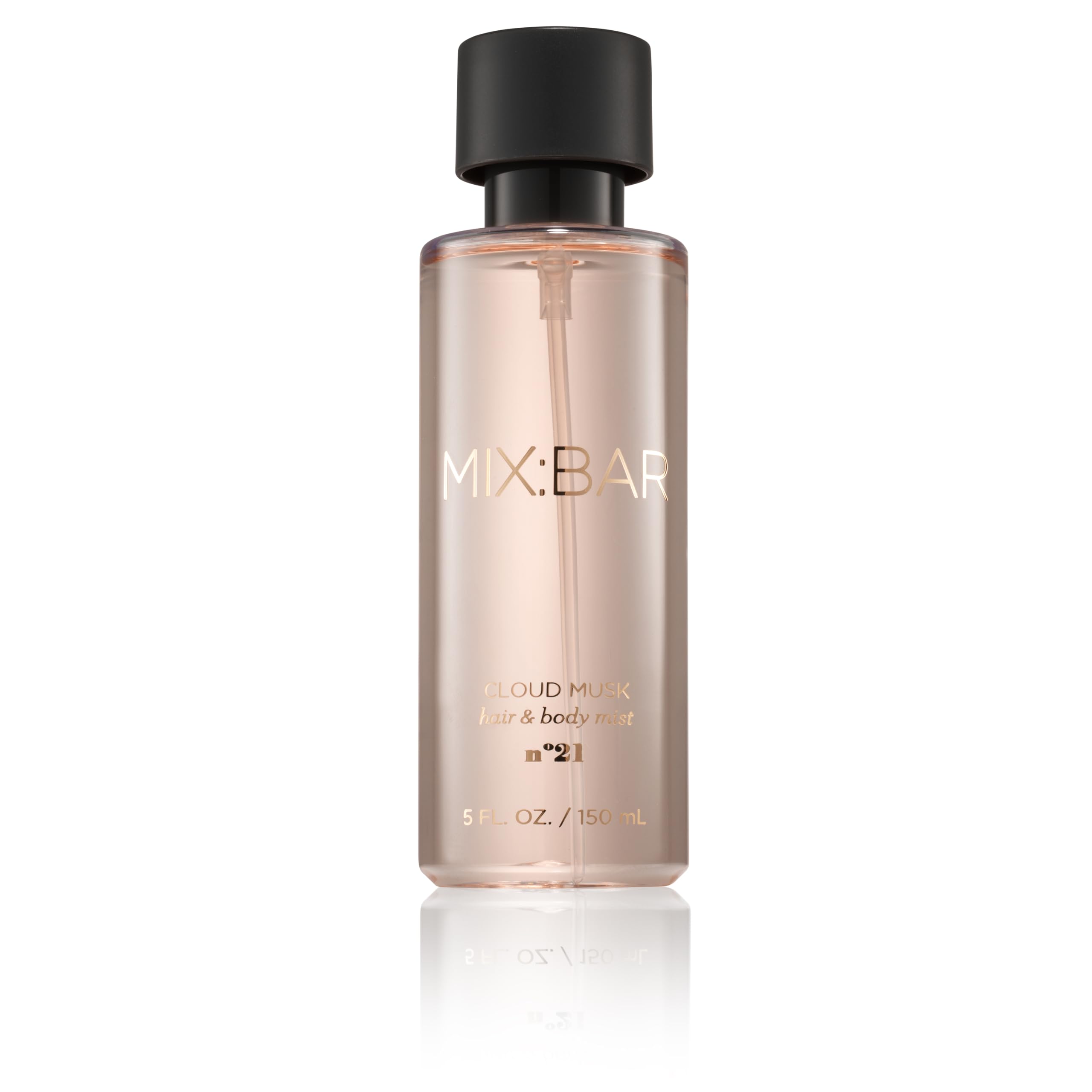 MIX:BAR Cloud Musk Hair + Body Mist Spray for Women + Girls - Musk, Cardamom, Iris, Jasmine, Cotton Peony, Tonka Beans, Choco, Vanilla, Almond Fragrance Notes - Bedroom + Hair + Body Oil Spray - 5oz