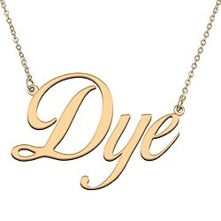HUAN XUN Customized Custom Simple Any Name Necklace