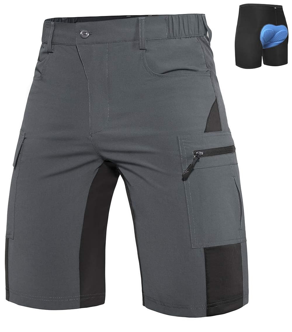 Buy Wespornow Men'sMTBShorts MountainBikeShorts LooseFitBaggyCyclingBicycleBiking