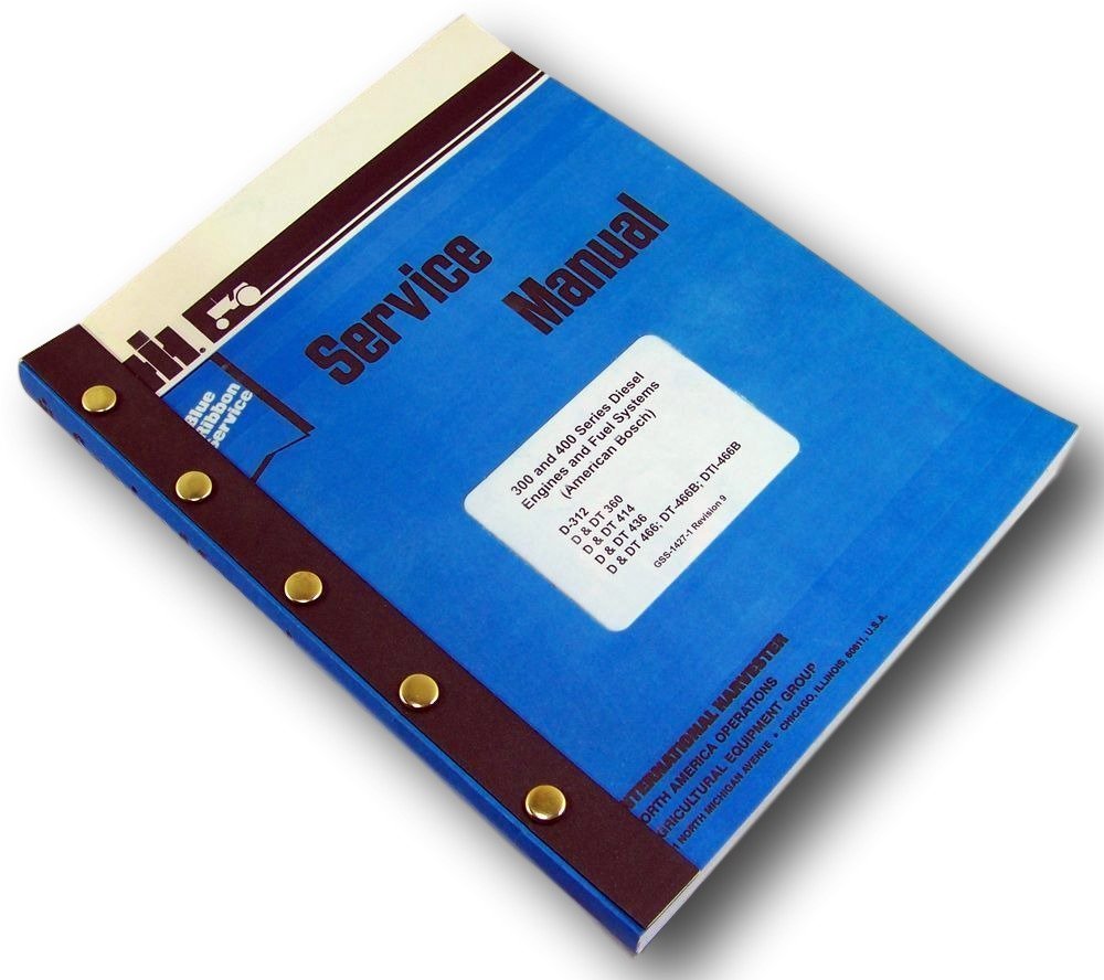 Amazon.com: International 1066 1466 Diesel Engine Service Repair Shop Manual  Turbo Tractor: Industrial & Scientific