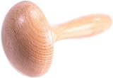 The Quilted Bear Darning Mushroom - Smooth Wooden Darner with Strong Handle view 6
