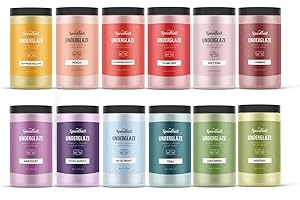 Speedball Underglaze Deluxe Pack, (12) 16-Ounce Colors, 2020 Color Glaze Assortment for Pottery & Ceramics