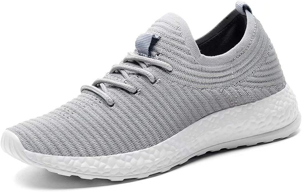 konhill Women's Breathable Sneakers Casual Knit Tennis Athletic Walking