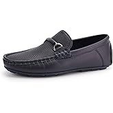 JABASIC Kids Penny Loafer Casual Slip-On Moccasin Flats Boys Dress Shoes