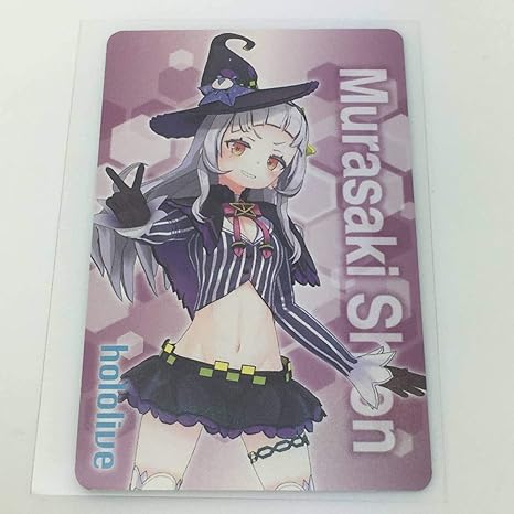Amazon ホロライブ Hololive Vtuber キャラクターカード 紫咲シオン キラキラカード キャラカード カード グッズ アトレ秋葉原 アニメ 萌えグッズ 通販