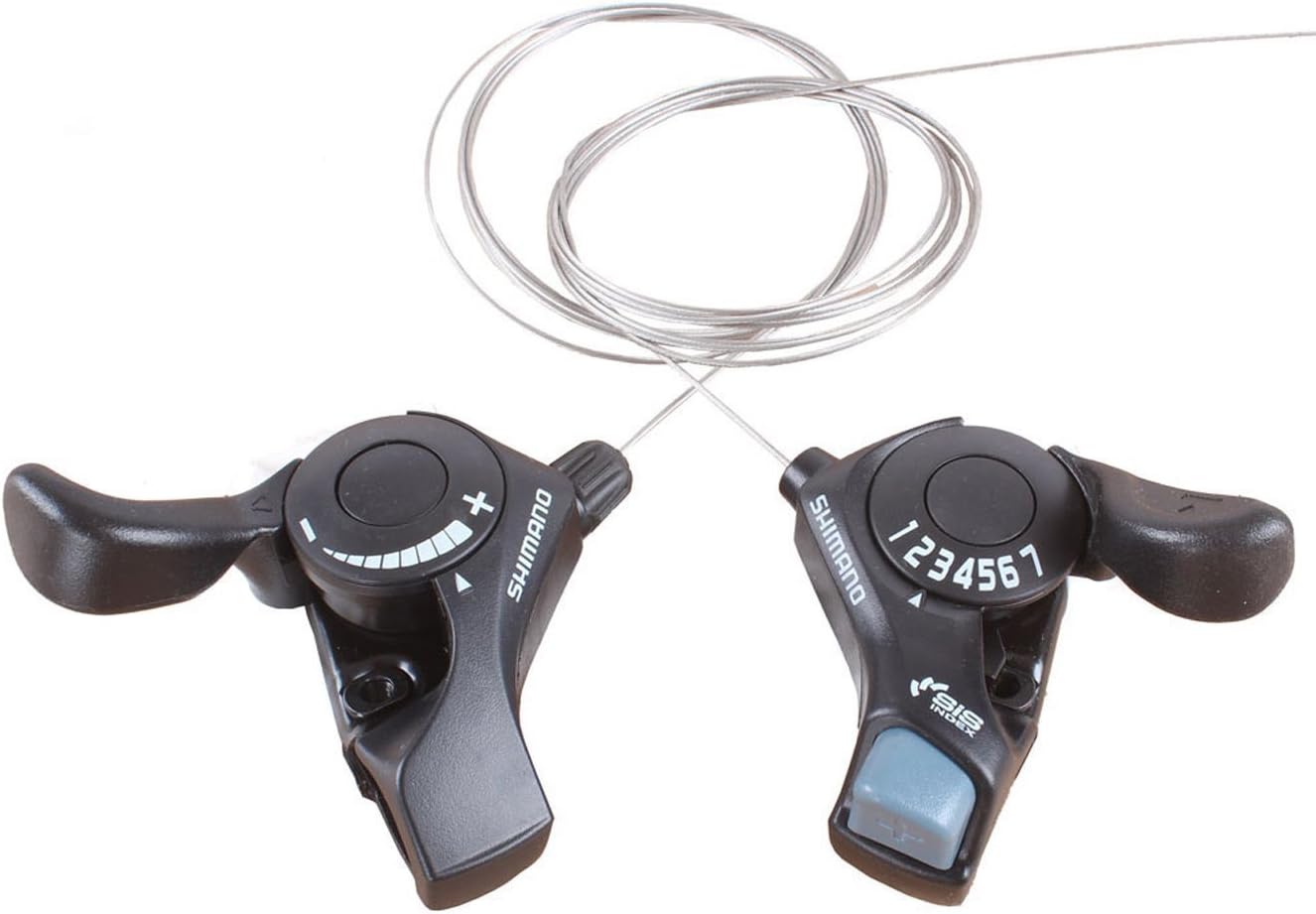 YAD Shimano Tourney Shifter SL-TX30 3x6 Speed Thumb Shifters with Inner Shift Cables