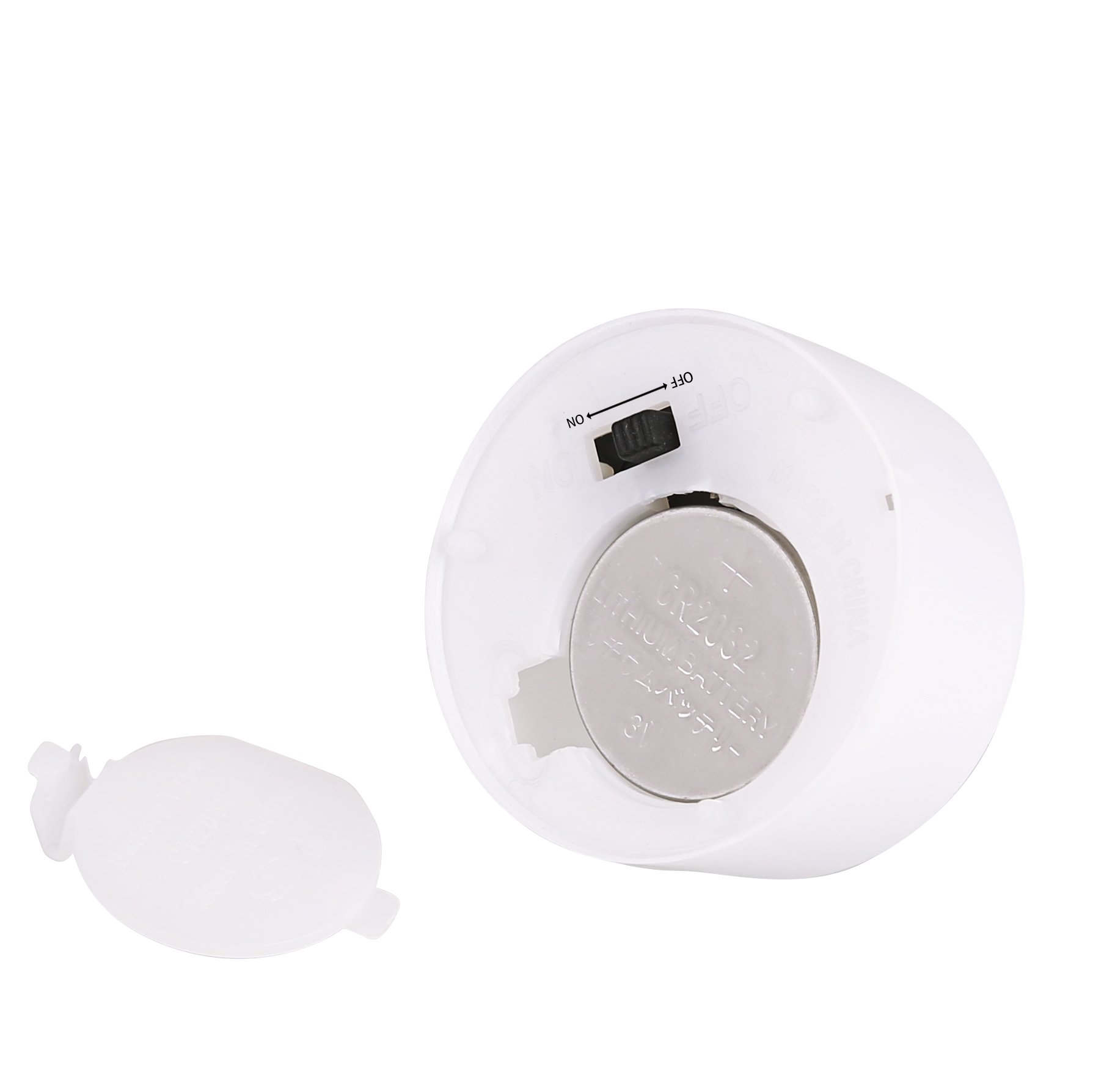 Tea Lights candles,besthoby fake Candles,CR2032 battery,battery candles with Amber yellow flickering,Flameless Candles (12 pack )