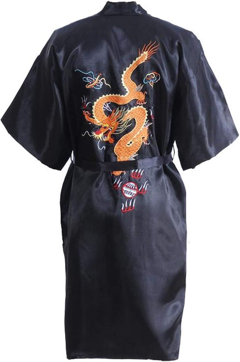 chinese silk robe men's
