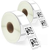 BETCKEY - Compatible DYMO 30332 (1" x 1") Square Multipurpose Labels - Compatible with DYMO Labelwriter 450, 4XL, NOT FIT 550 & 5XL [2 Rolls/1500 Labels]