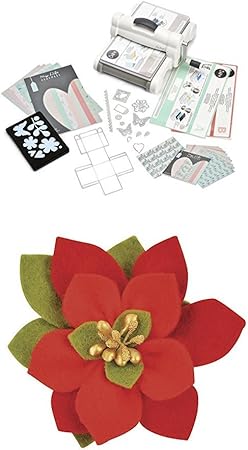 Big Shot Fustella Stella Di Natale.Sizzix Set Big Shot Plus Starter Kit Acciaio Inossidabile E Fustella Bigz Stella Di Natale Di Pete Hughes Abs Plastic 17 4x14x1 9 Cm Amazon It Casa E Cucina