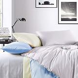 NTBAY 4 Pack 100% Brushed Microfiber Pillowcases 50x75 Pale Blue view 5