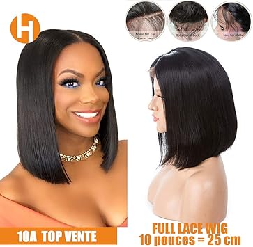 Perruque 10 pouces Clearance