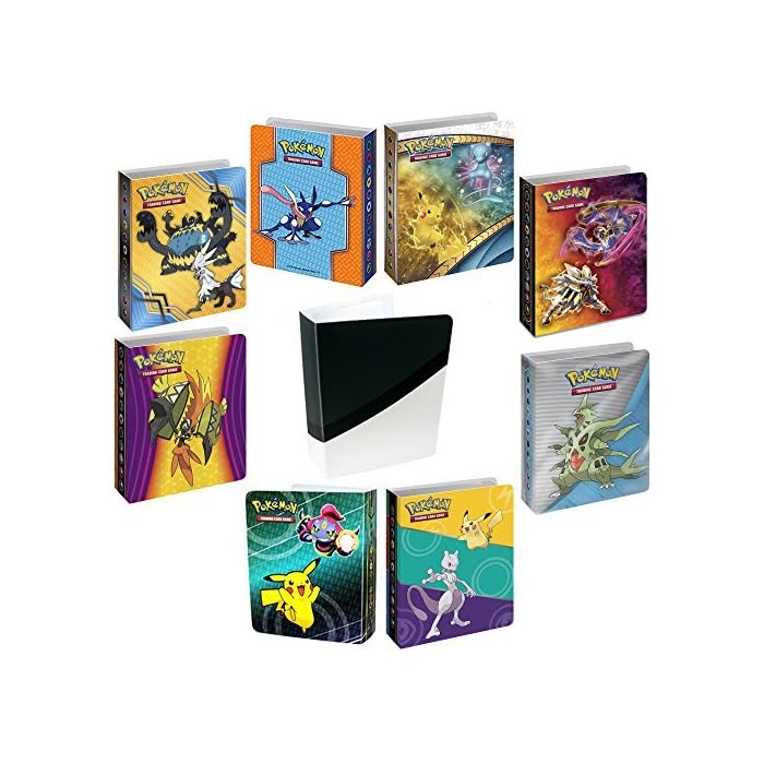 Buy 8 Pokemon Mini Album Binders For Cards Sleeves Included Protect