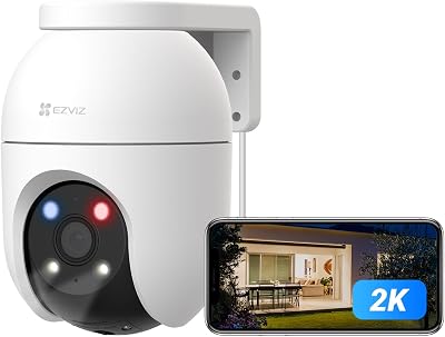 Câmara de Vigilância WiFi Exterior e Interior 2K 360° C8C 3MP