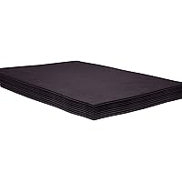 Black EVA Foam Sheets, 9 x 12 Inch, 2mm Thick Handicraft Foam Paper for Arts and Crafts, by ACTIVITYya - 10 Sheets