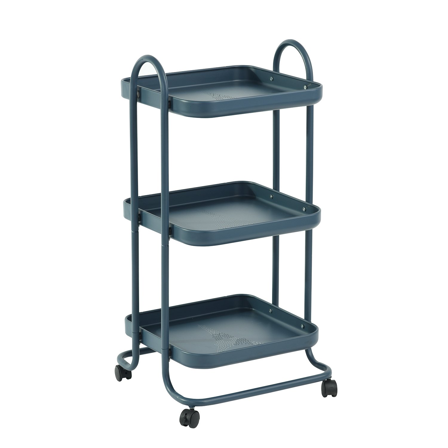 Amazon.de: 3 Tier Metall Servierwagen Rolllagerwagen Shop Lagerung von